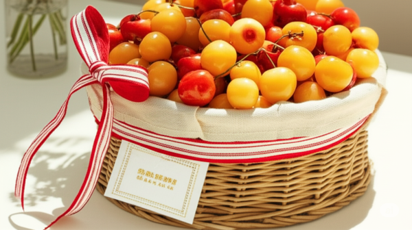 Hộp Quà Cherry Vàng – Đỏ Quyền Uy – Phiên Bản Tiêu Chuẩn